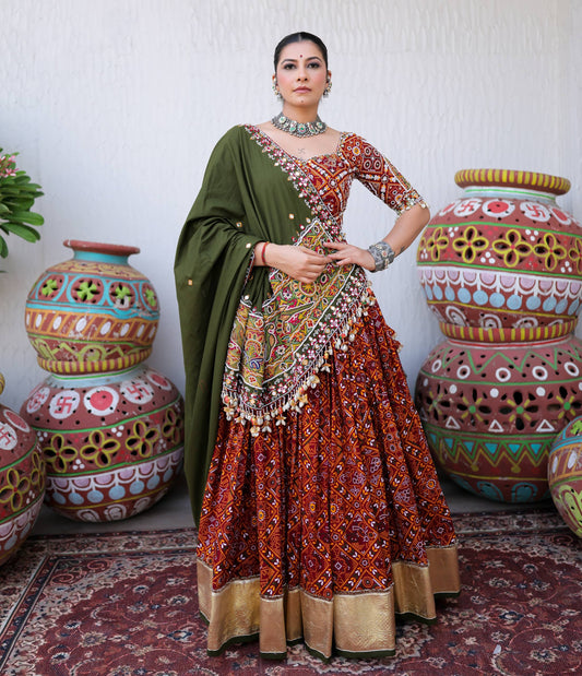 Garba Special Navratri Royal Printed Lehenga Choli