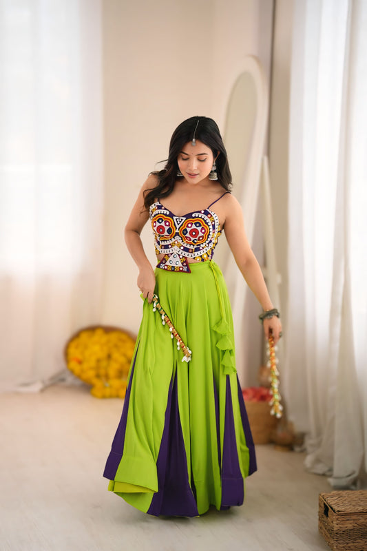 Navratri Designer Lehenga Choli Heavy Gota Patti Work