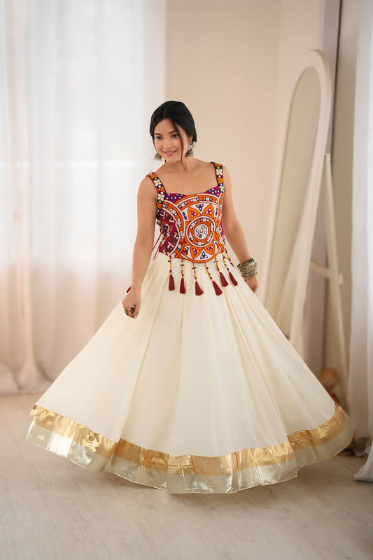 Navratri Festive Mirror Work Lehenga Choli