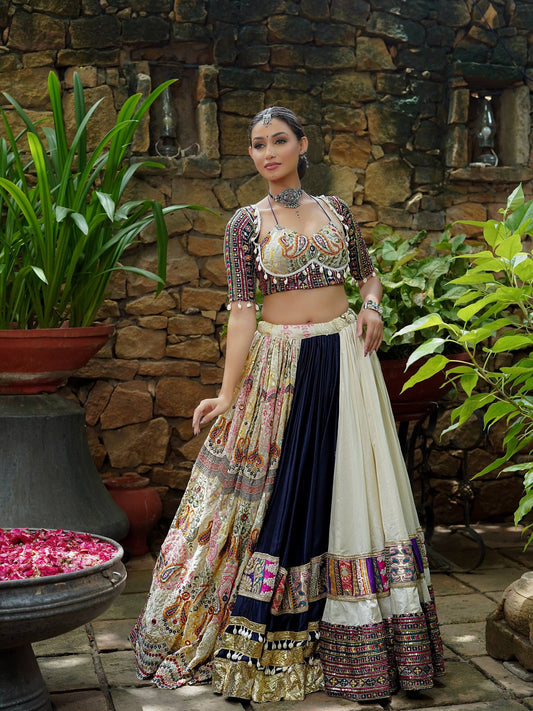 Exclusive Navratri Mirror Work Lehenga Choli