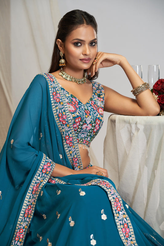 Wedding Wear Georgette Lehenga Choli