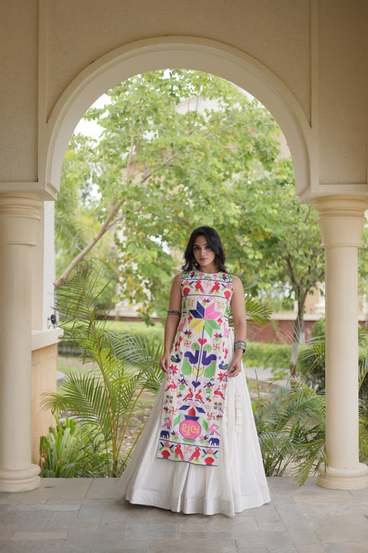 Cora Cotton 6M Flair Lehenga Gamthi Blouse Set