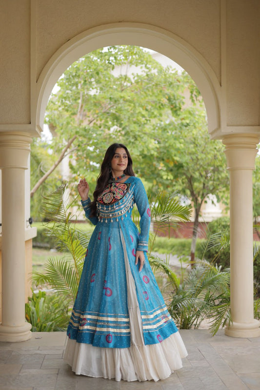 Kora Cotton Kutchi Patchwork Lehenga Set for Gen Z Girls