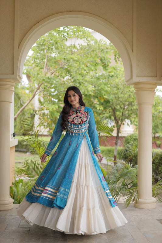 Kora Cotton Kutchi Patchwork Lehenga Set for Gen Z Girls