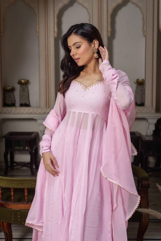 Royal Anarkali Festive, Wedding  Function Wear