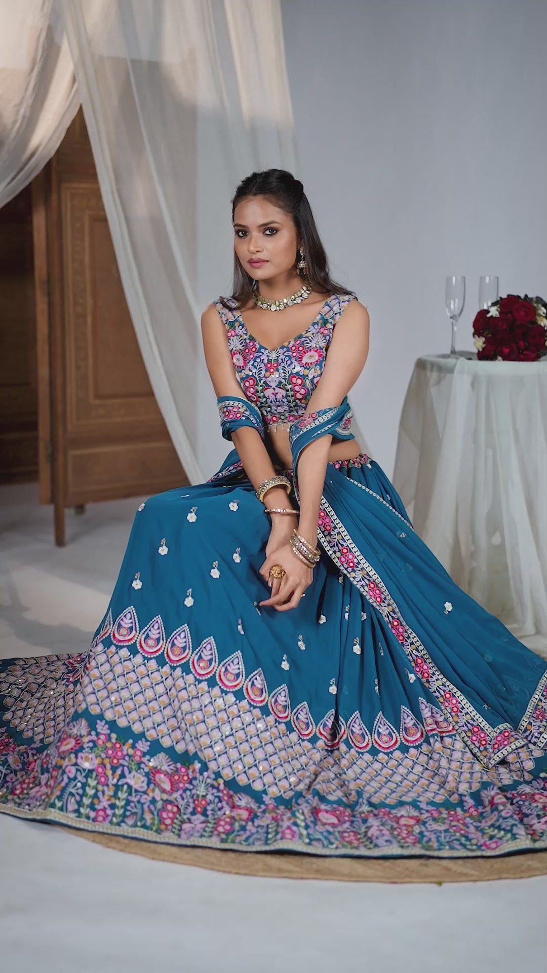 Wedding Wear Georgette Lehenga Choli