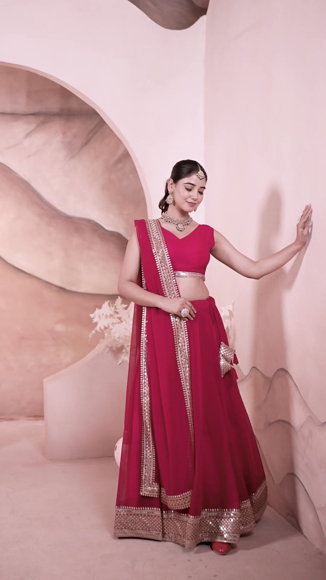 Designer Traditional Sequin Embroidered Lehenga Choli Set