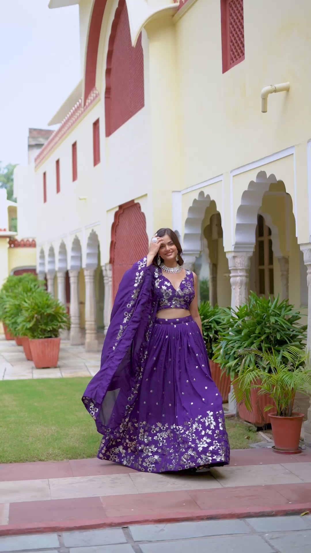 Premium Occasion Wear Vichitra Lehenga