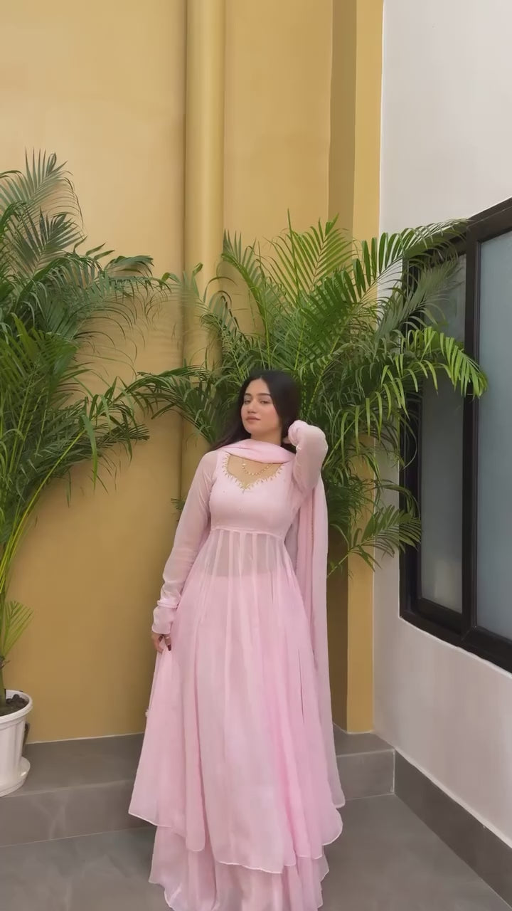 Royal Anarkali Festive, Wedding  Function Wear