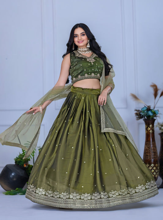 Heavy Jimmy Choo Embroidered Ready to Wear Lehenga Set